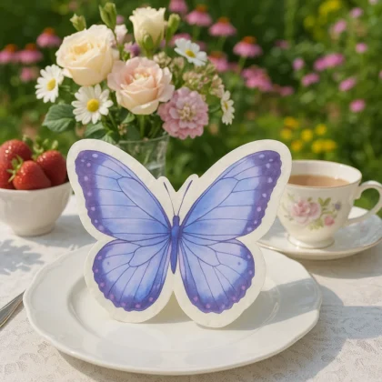 Martha Stewart Butterfly Lunch Napkins – 40 Count