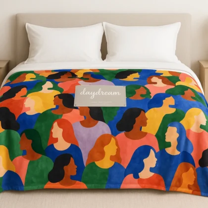 Spirit of Love "Daydream” Plush Throw — 50" x 70"