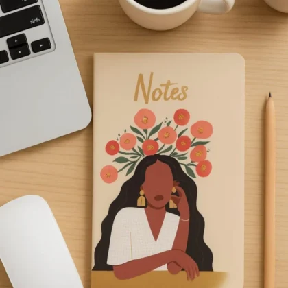 Kenzi Studio Co. Floral Art Notes Journal