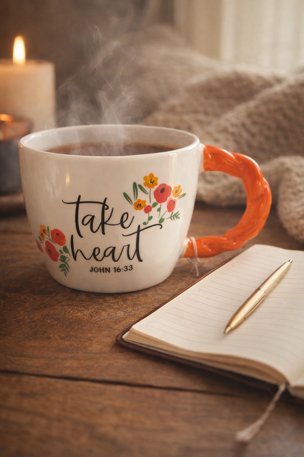 Take Heart Ceramic Coffee Mug — Sunday Morning