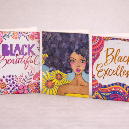 Black Is Beautiful — 3-Card Greeting Card Bundle