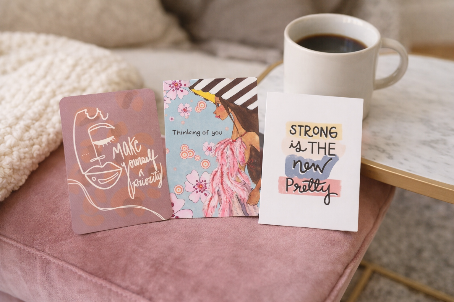 Empowered Woman Greeting Card Bundle - 3 Card Greeting Card Bundle