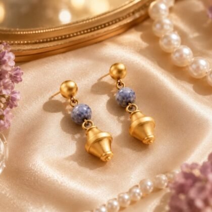 Andean Sodalite Drop Earrings — Collected Abroad · Colombia